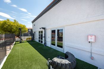 Outdoor fitness area